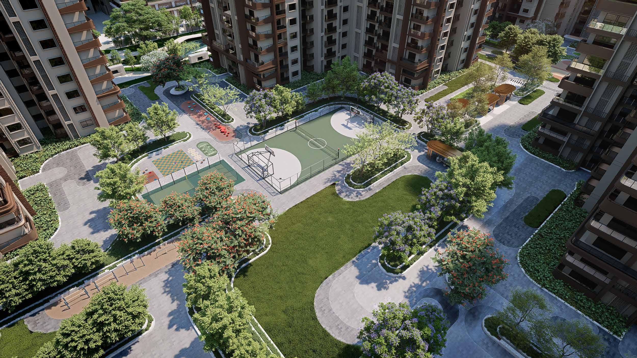 Sattva City Bangalore 50 Acre Township Aerial View - Apartments in Chikkajala North Bangalore